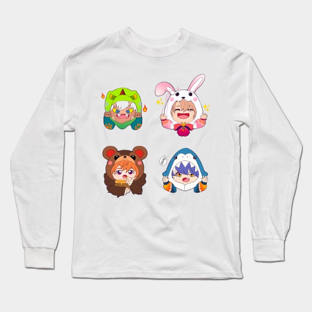 Obey me chibi onesie Mix Long Sleeve T-Shirt by Petites Choses